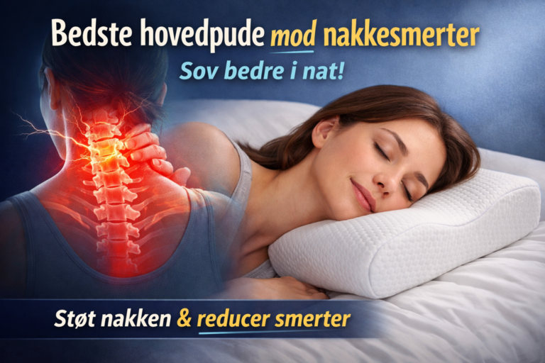 Find den bedste hovedpude mod nakkesmerter for en bedre søvn